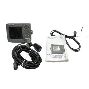 Lowrance LMS-520C Sonar fishfinder Fish Finder GPS Receiver With Manual Cables